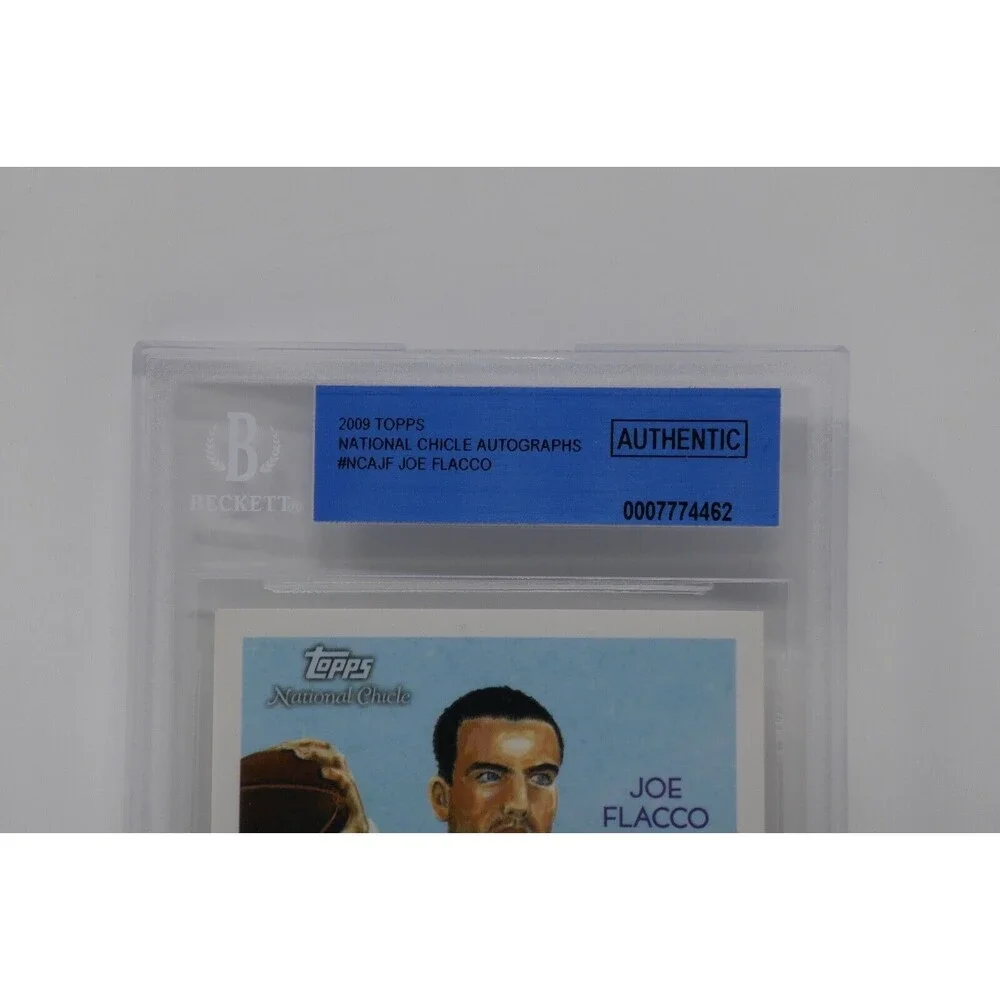 2009 Topps National Chicle Autographs #NCAJF Joe Flacco Beckett Authentic
